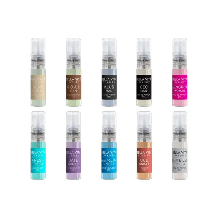 Bella Vita Organic Luxury Trial Unisex Perfume Gift Set